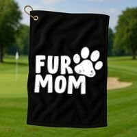 Fur Mom Golf Towel thumb 1