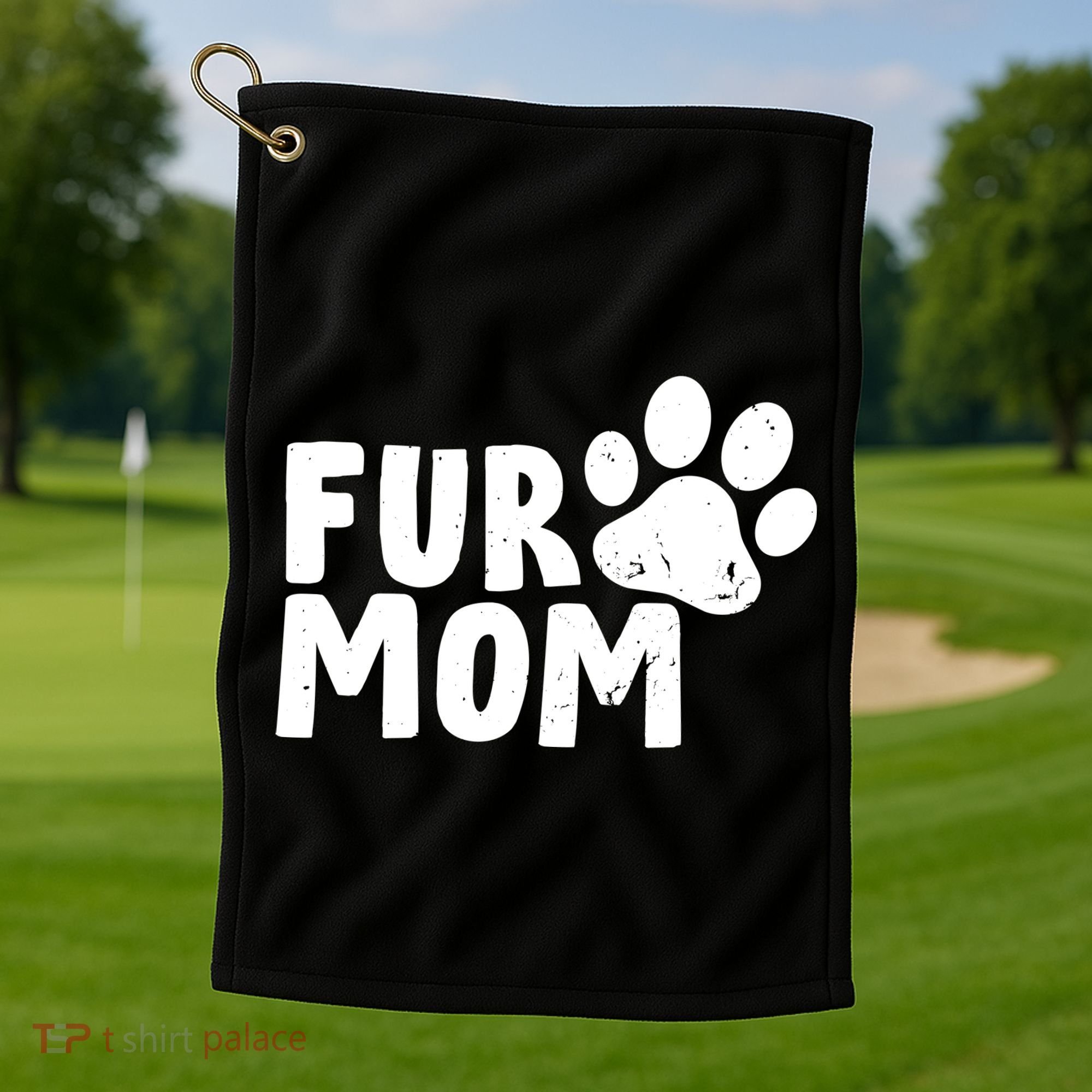 Fur Mom Golf Towel