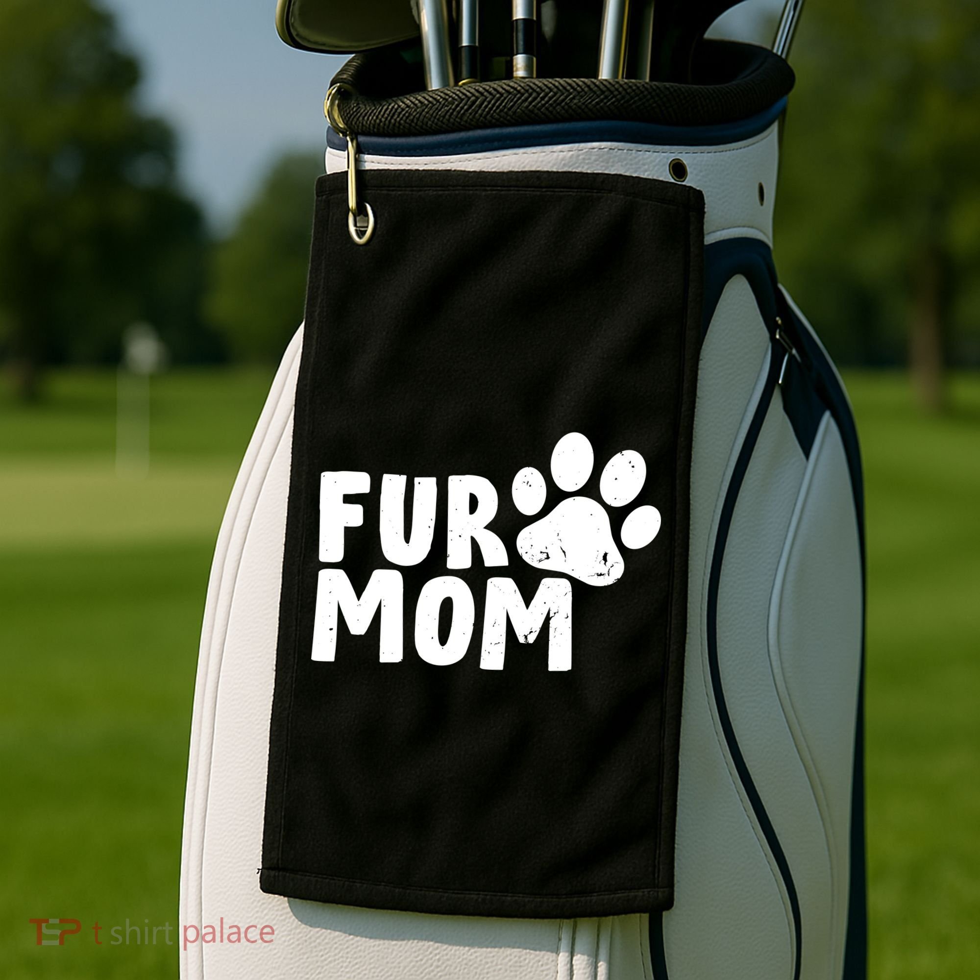 Fur Mom Golf Towel
