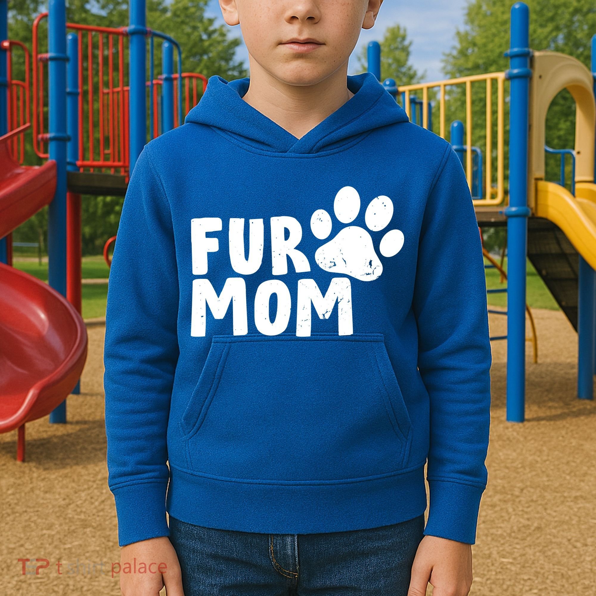 Fur Mom Kids Hoodie