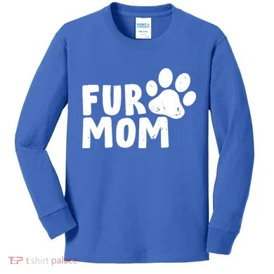 Fur Mom Kids Long Sleeve Shirt