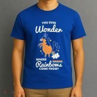 Fun Unicorn Rainbow Fart Poop Where Rainbows From Joke Gift Great Gift T-Shirt thumb 3