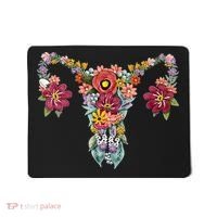 Floral Uterus Rights Feminist Mousepad thumb 0