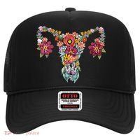 Floral Uterus Rights Feminist Hat thumb 0
