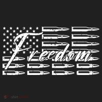 Freedom United States Gun Bullets Tumbler thumb 3