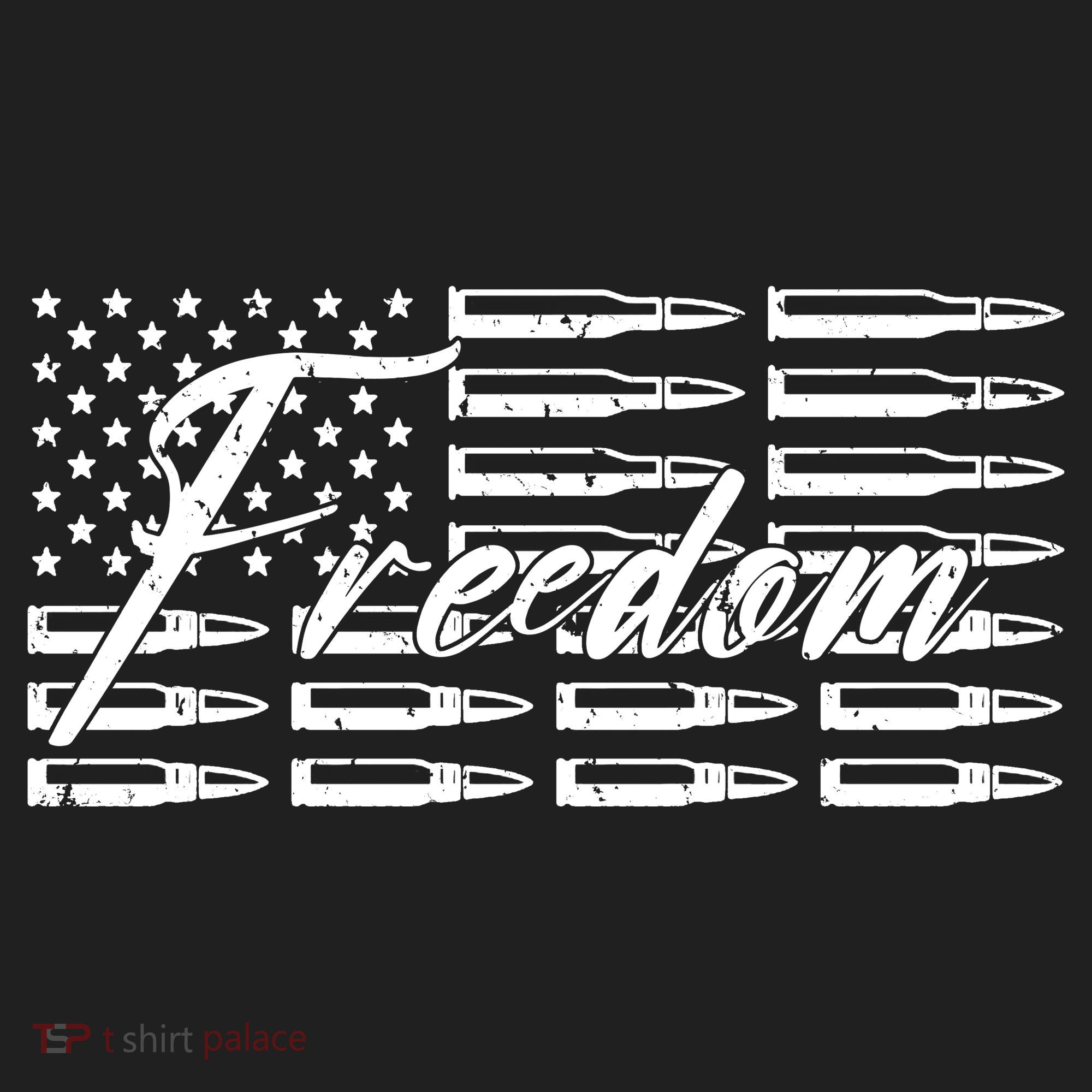 Freedom United States Gun Bullets Tumbler