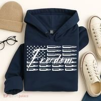 Freedom United States Gun Bullets Hoodie thumb 4