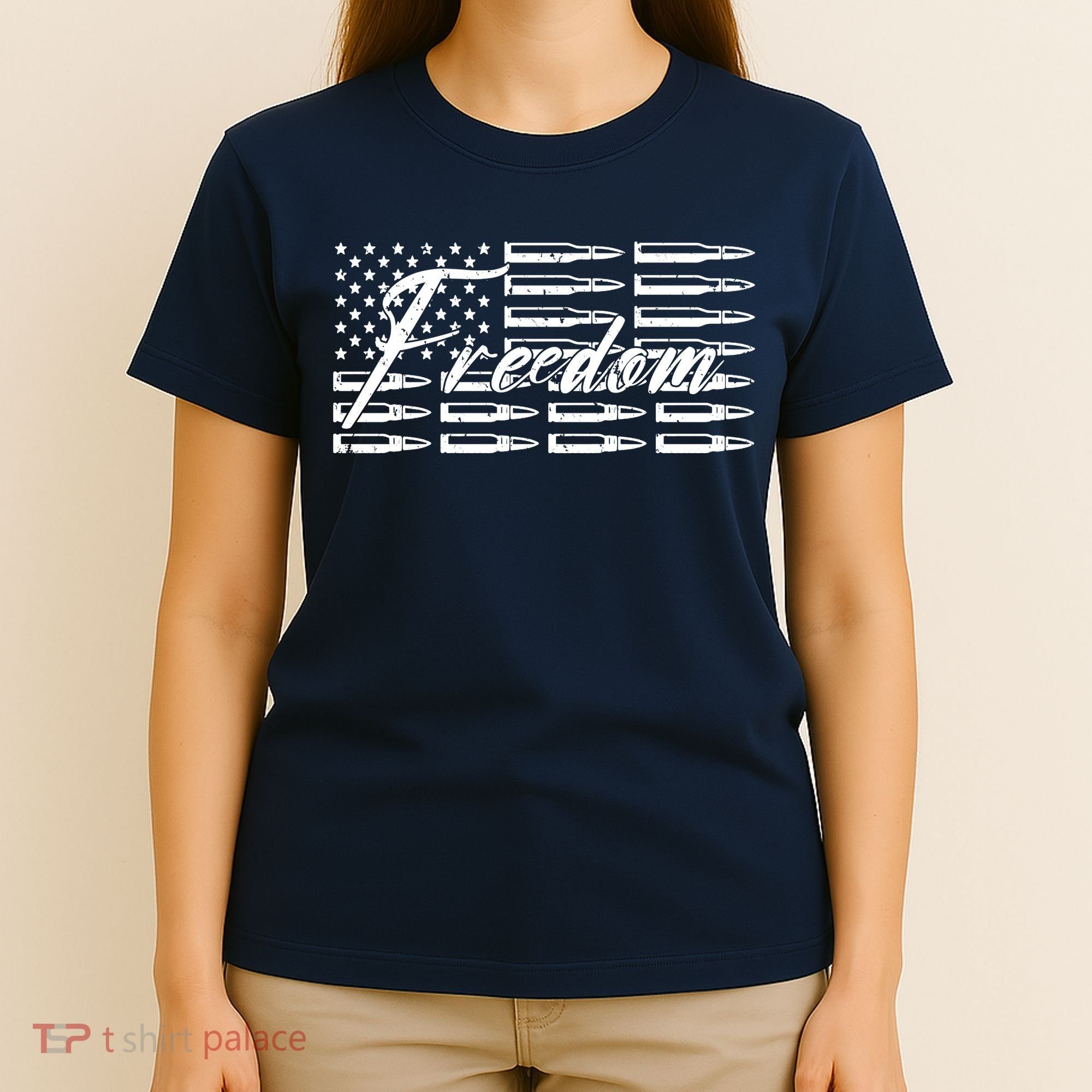 Freedom United States Gun Bullets T-Shirt