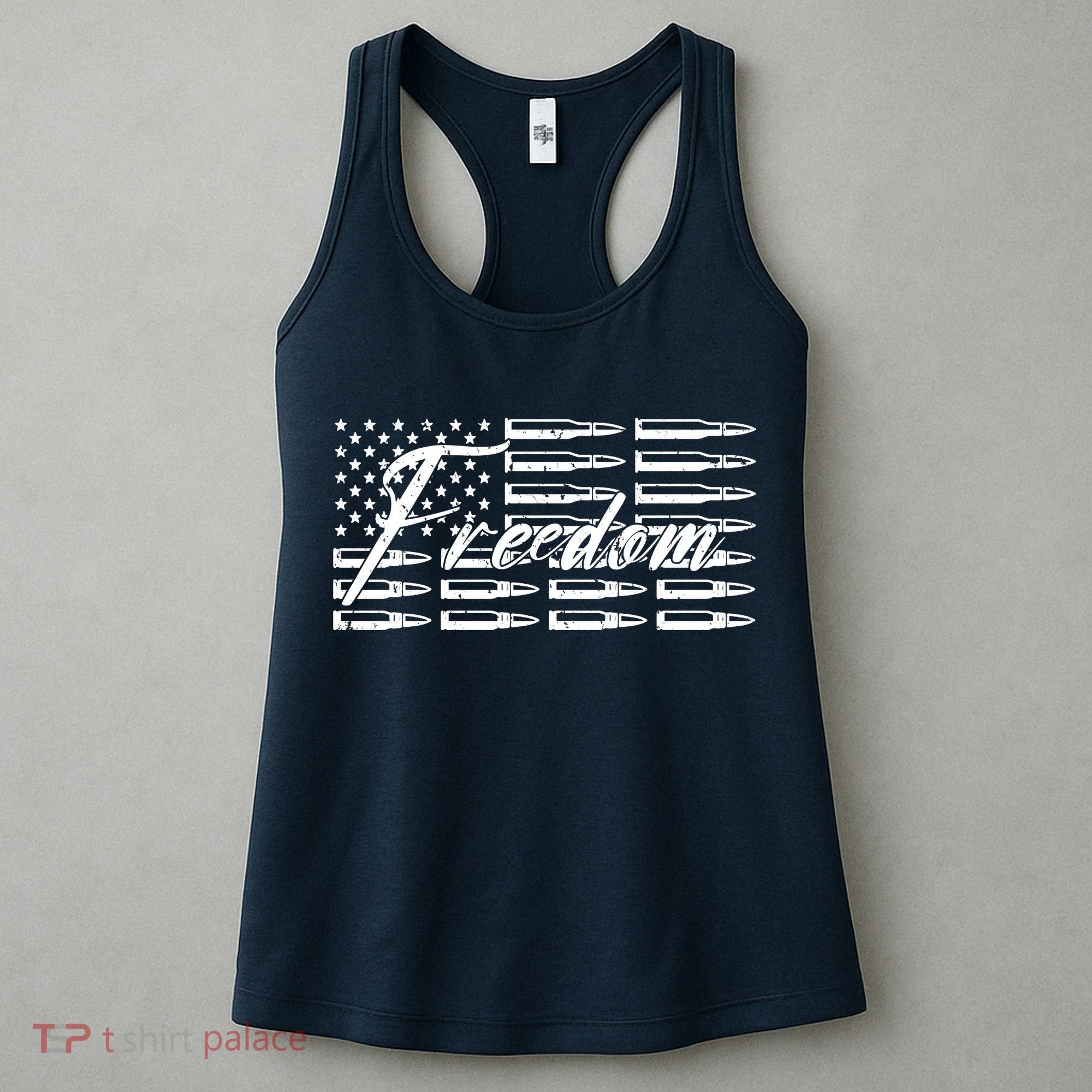 Freedom United States Gun Bullets Women's Tank Top