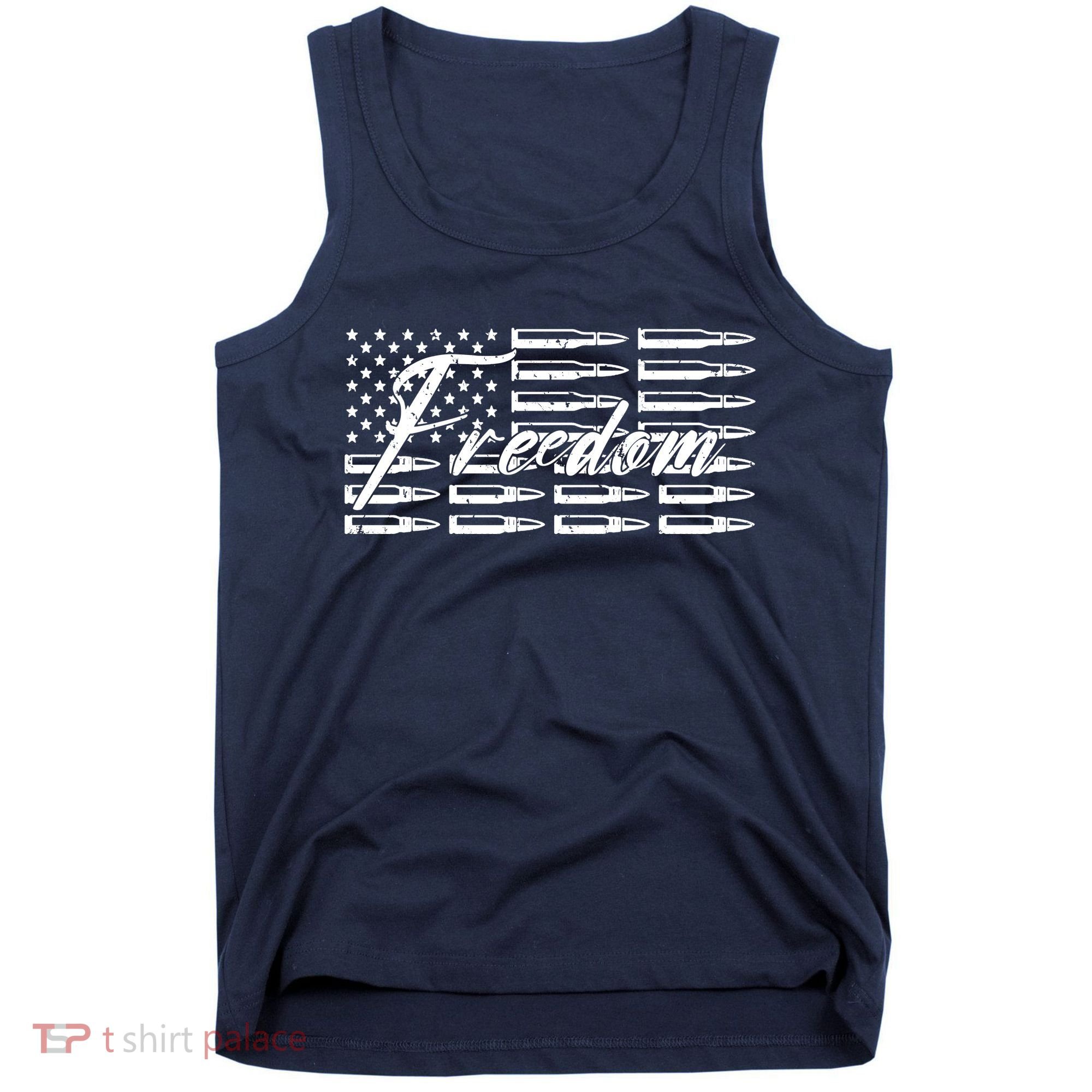 Freedom United States Gun Bullets Tank Top