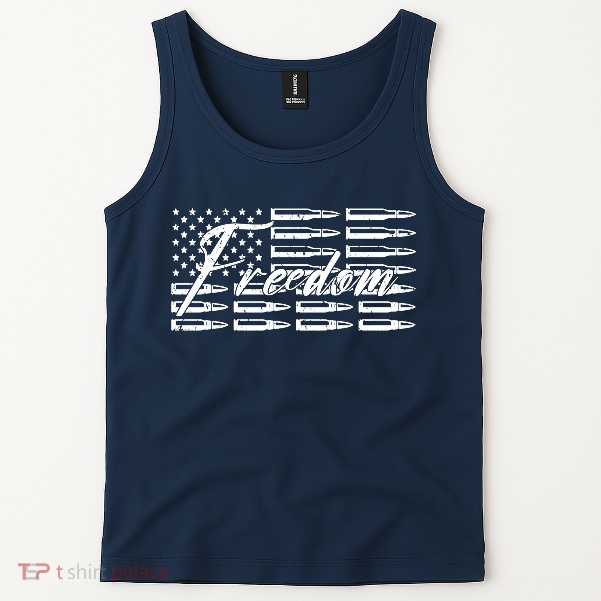 Freedom United States Gun Bullets Tank Top
