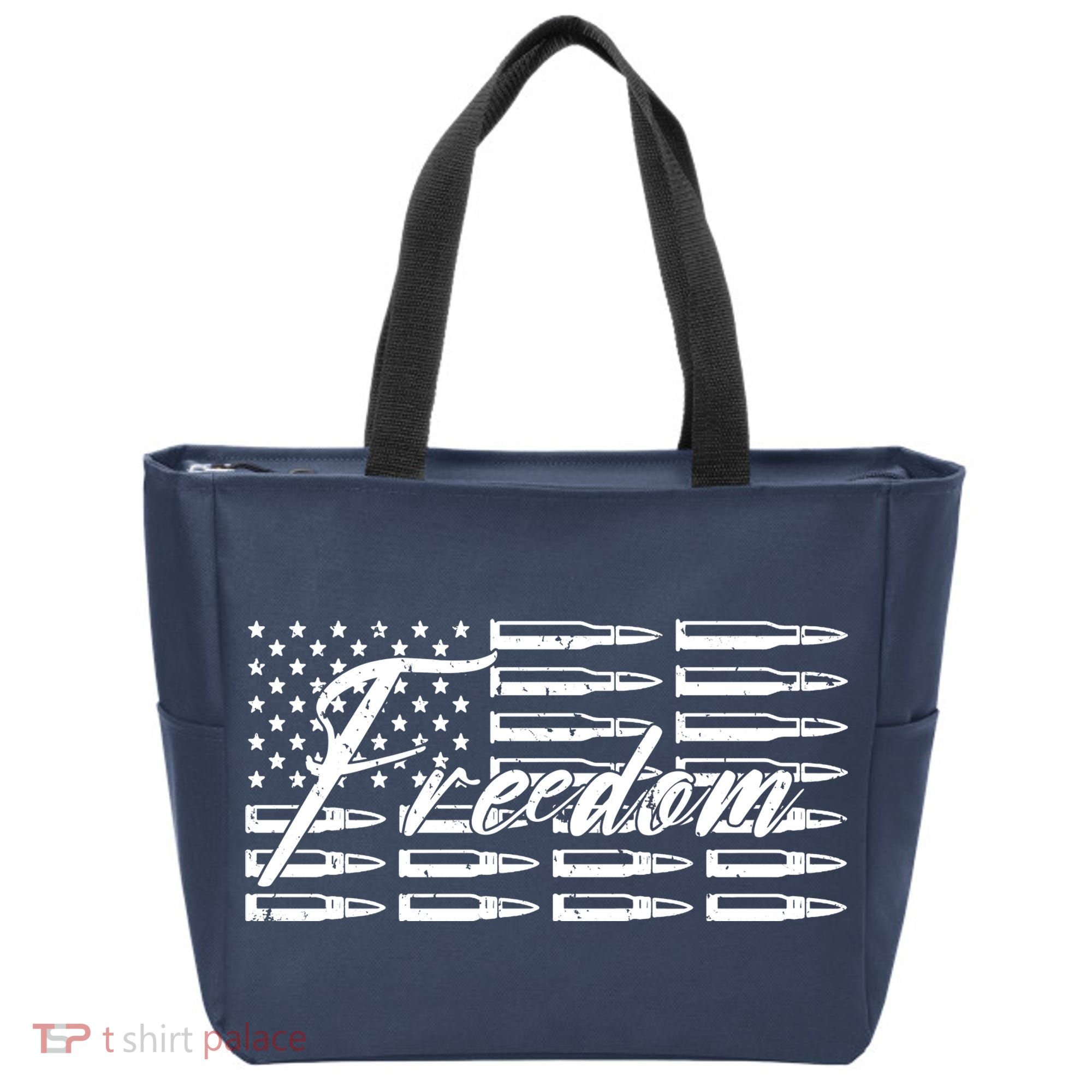 Freedom United States Gun Bullets Tote Bag