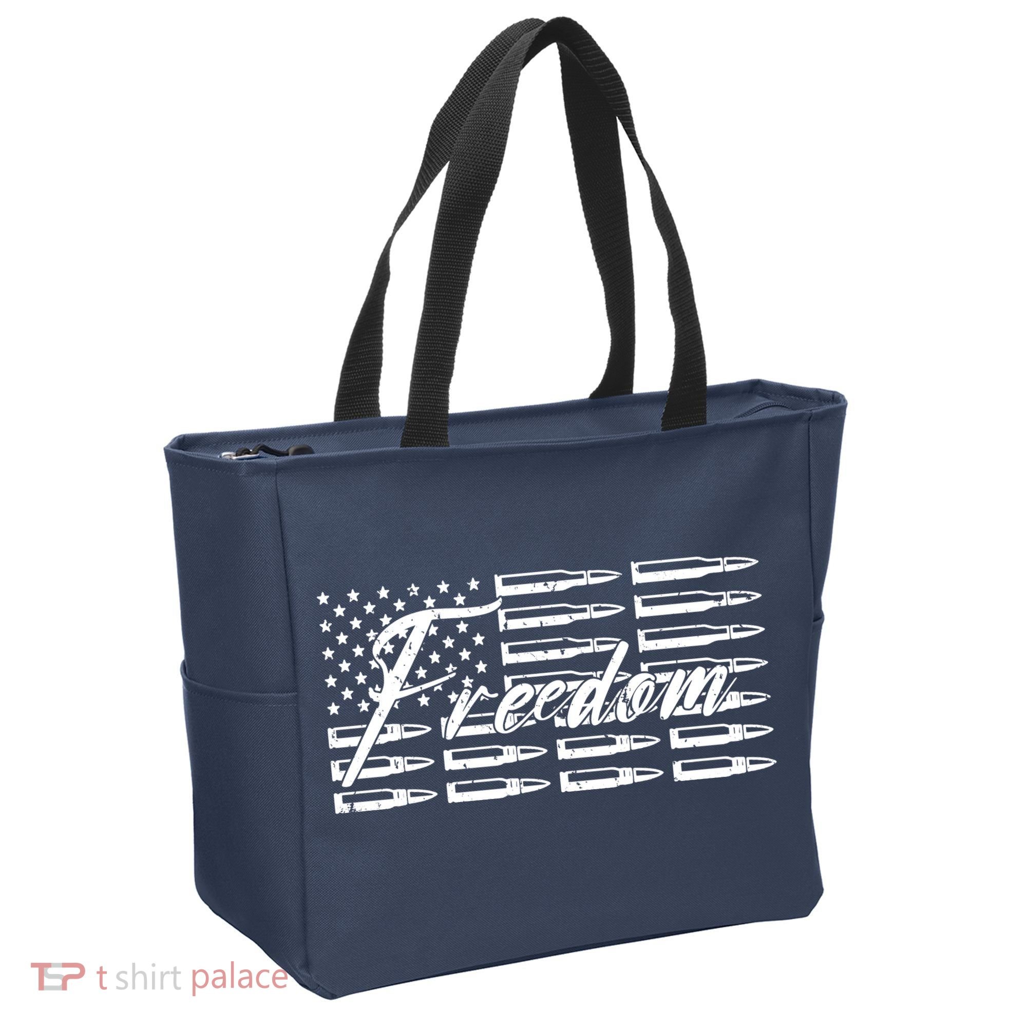 Freedom United States Gun Bullets Tote Bag