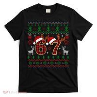 Funny Ugly Sweater 67 Christmas T-Shirt thumb 0