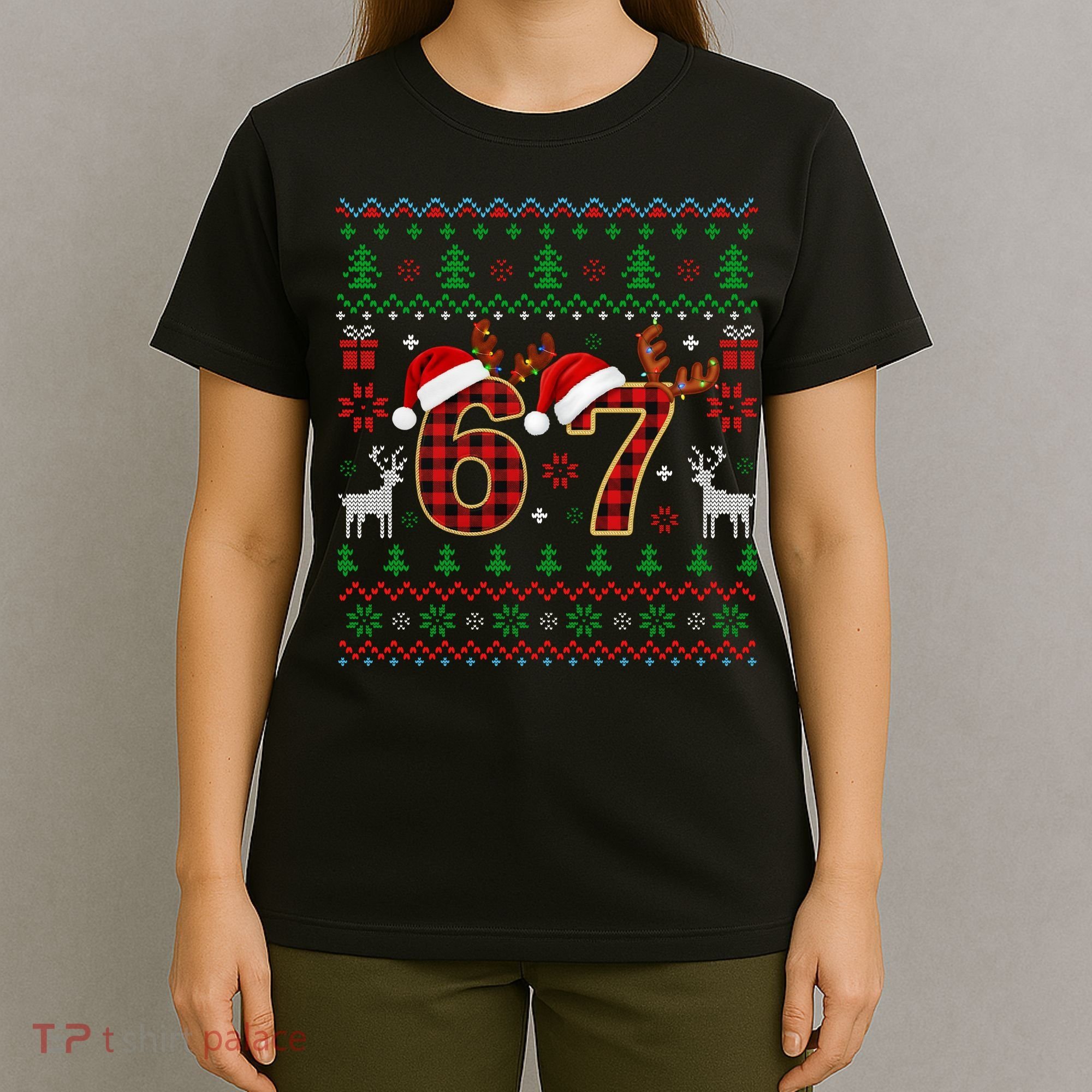 Funny Ugly Sweater 67 Christmas T-Shirt