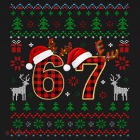 Funny Ugly Sweater 67 Christmas Backpack thumb 2