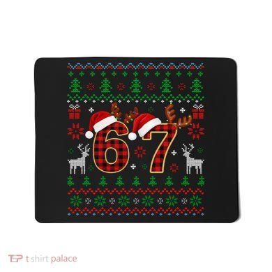 Funny Ugly Sweater 67 Christmas Mousepad