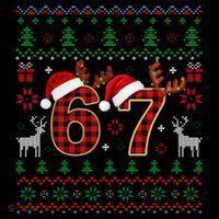 Funny Ugly Sweater 67 Christmas Toddler Hoodie thumb 2