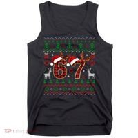 Funny Ugly Sweater 67 Christmas Tank Top thumb 0