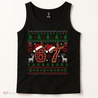 Funny Ugly Sweater 67 Christmas Tank Top thumb 2