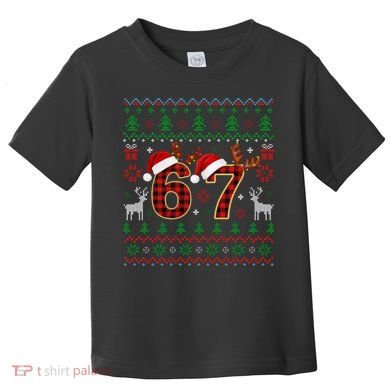 Funny Ugly Sweater 67 Christmas Toddler T-Shirt