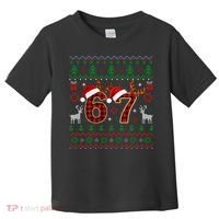 Funny Ugly Sweater 67 Christmas Toddler T-Shirt thumb 0