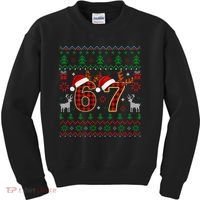 Funny Ugly Sweater 67 Christmas Kids Sweatshirt thumb 0
