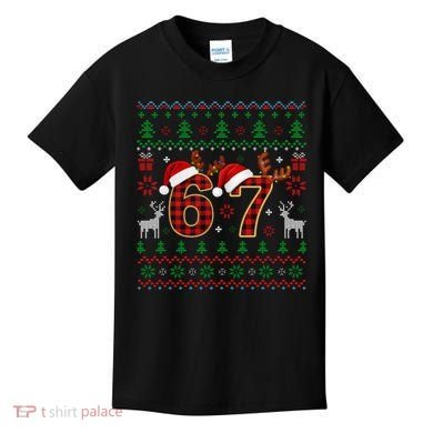 Funny Ugly Sweater 67 Christmas Kids T-Shirt