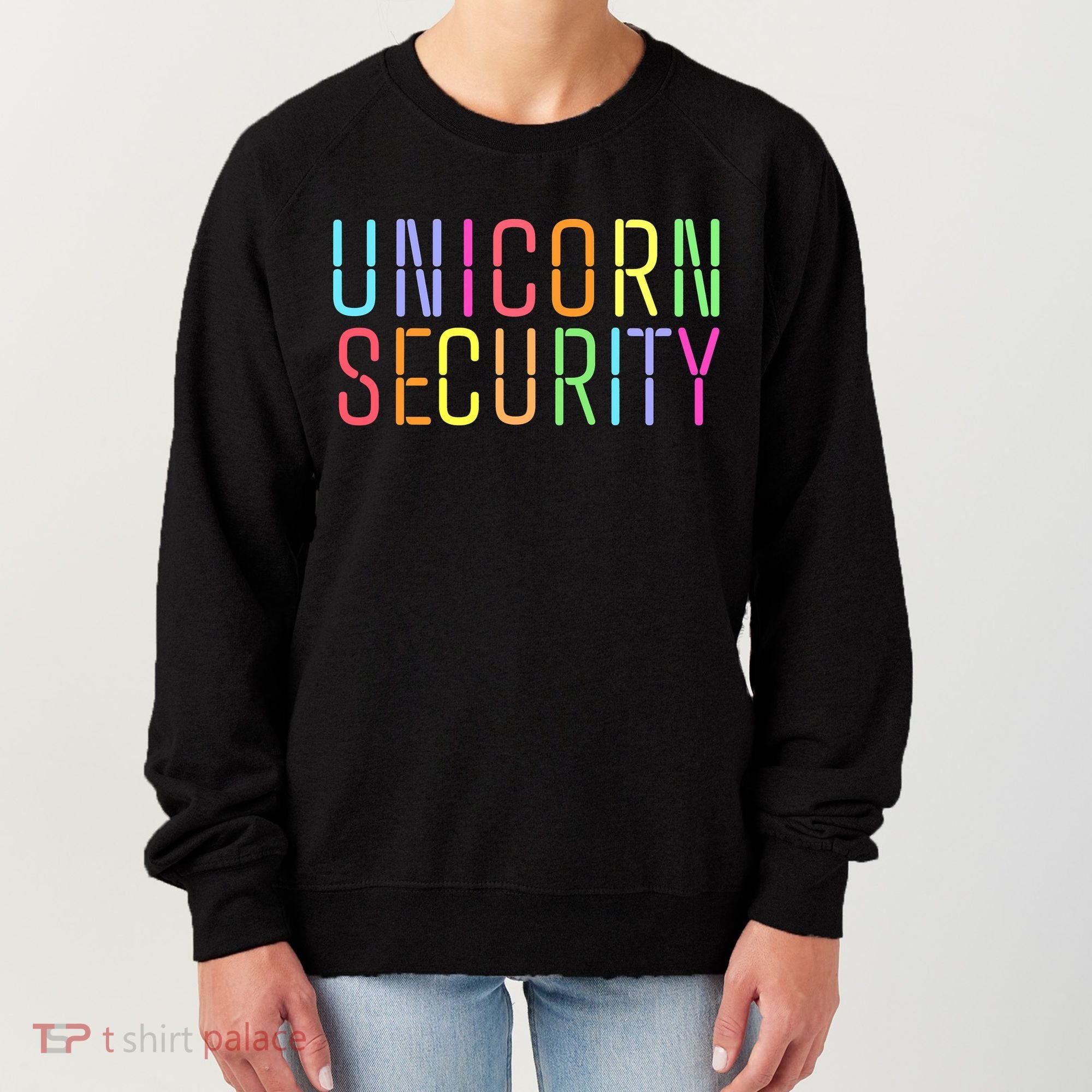 Funny Unicorn Security Halloween Mom Daughter Women's Sweatshirt