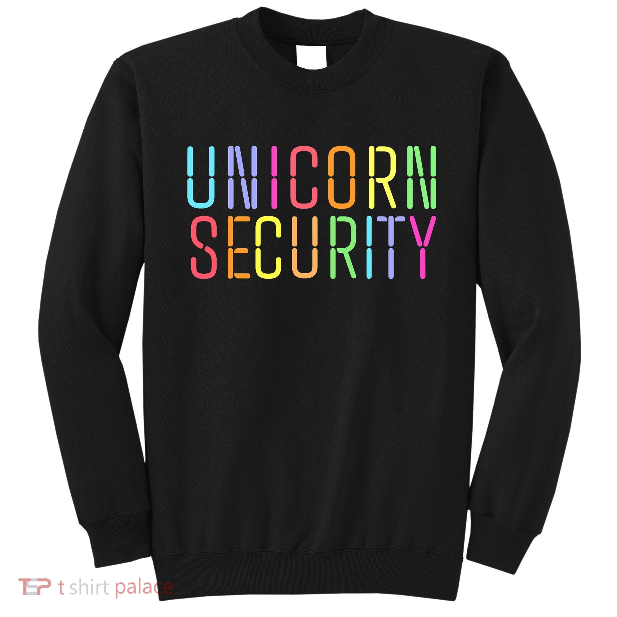 Funny Unicorn Security Halloween Mom Daughter Sweatshirt