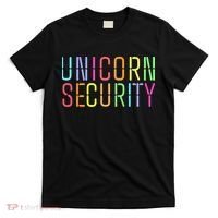 Funny Unicorn Security Halloween Mom Daughter T-Shirt thumb 0