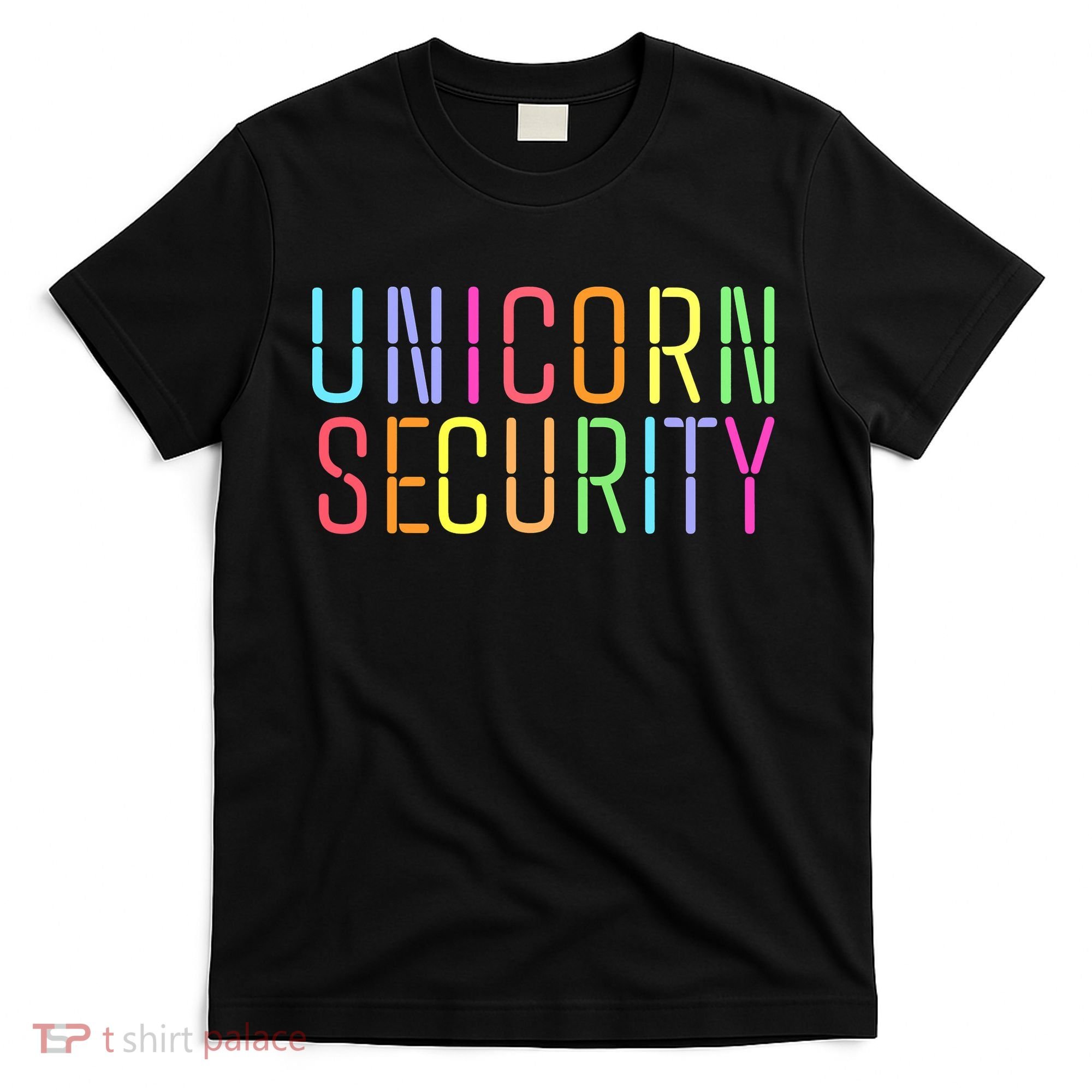 Funny Unicorn Security Halloween Mom Daughter T-Shirt