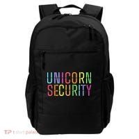 Funny Unicorn Security Halloween Mom Daughter Backpack thumb 0
