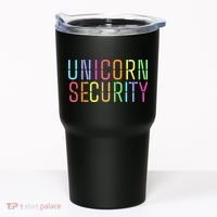Funny Unicorn Security Halloween Mom Daughter Tumbler thumb 0