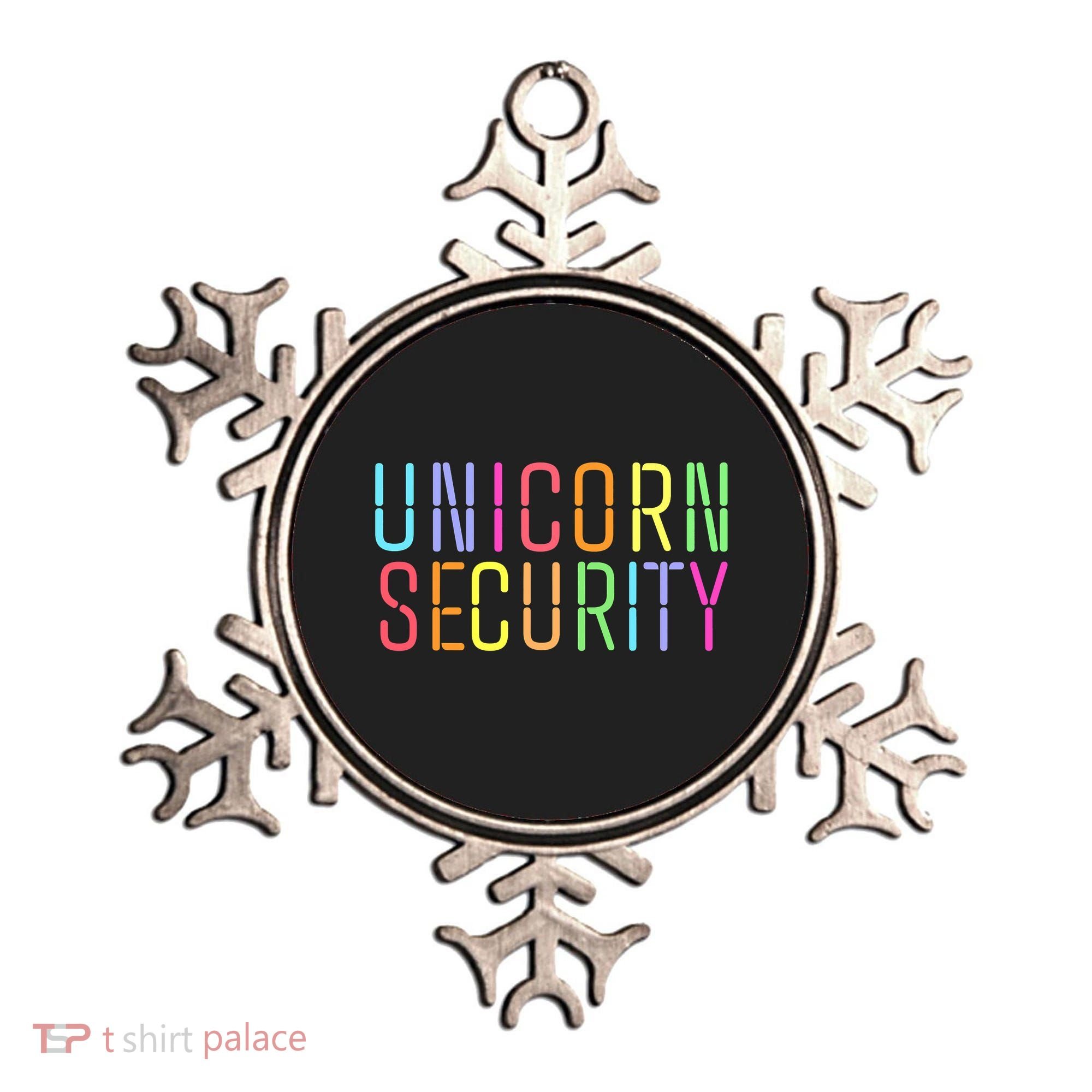 Funny Unicorn Security Halloween Mom Daughter Ornament