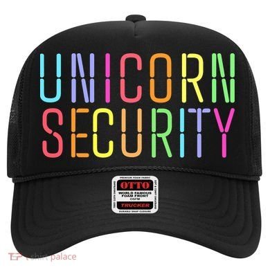 Funny Unicorn Security Halloween Mom Daughter Hat