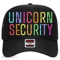Funny Unicorn Security Halloween Mom Daughter Hat thumb 0