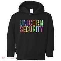 Funny Unicorn Security Halloween Mom Daughter Toddler Hoodie thumb 0