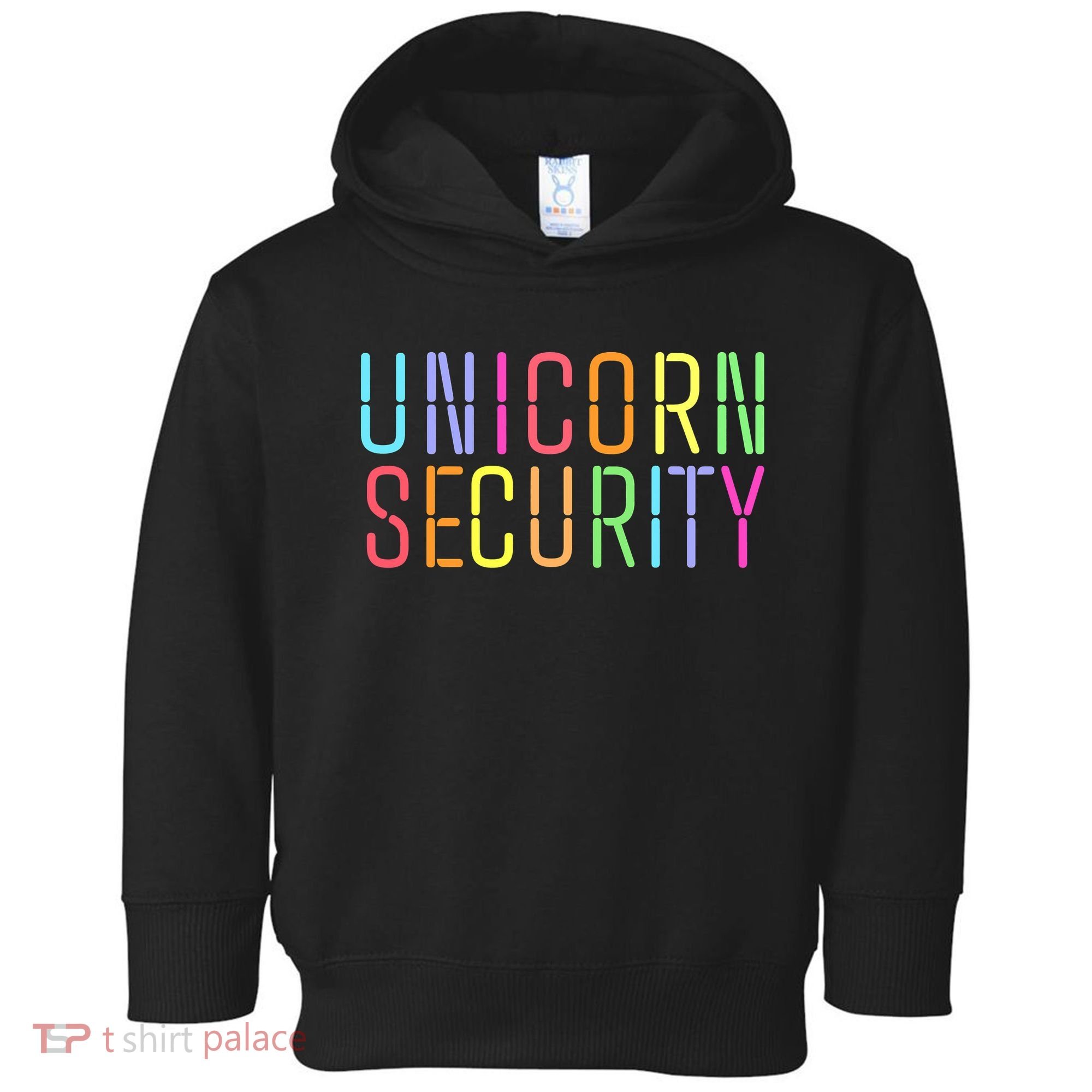Funny Unicorn Security Halloween Mom Daughter Toddler Hoodie