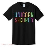 Funny Unicorn Security Halloween Mom Daughter Kids T-Shirt thumb 0