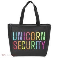 Funny Unicorn Security Halloween Mom Daughter Tote Bag thumb 0