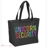 Funny Unicorn Security Halloween Mom Daughter Tote Bag thumb 2