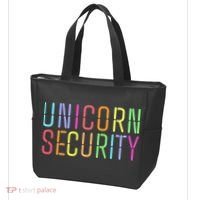 Funny Unicorn Security Halloween Mom Daughter Tote Bag thumb 3
