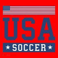 Funny USA Soccer  American Flag Soccer Fan  Santa Hat thumb 1