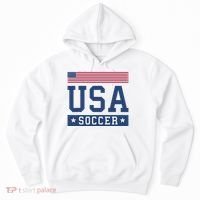 Funny USA Soccer  American Flag Soccer Fan  Hoodie thumb 0