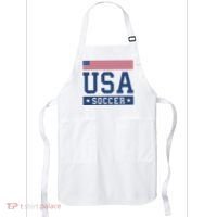 Funny USA Soccer  American Flag Soccer Fan  Apron thumb 0