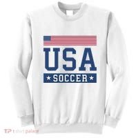 Funny USA Soccer  American Flag Soccer Fan  Sweatshirt thumb 0