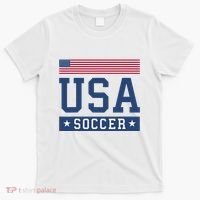Funny USA Soccer  American Flag Soccer Fan  T-Shirt thumb 0