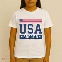 Funny USA Soccer  American Flag Soccer Fan  T-Shirt thumb 4