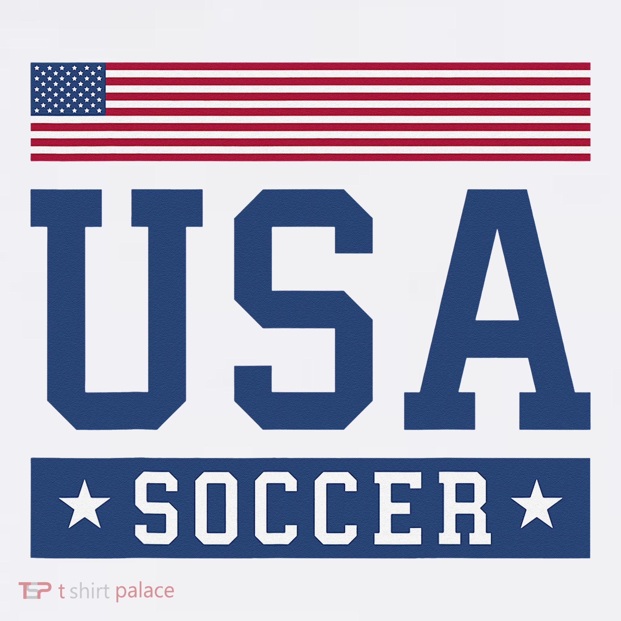 Funny USA Soccer  American Flag Soccer Fan  T-Shirt
